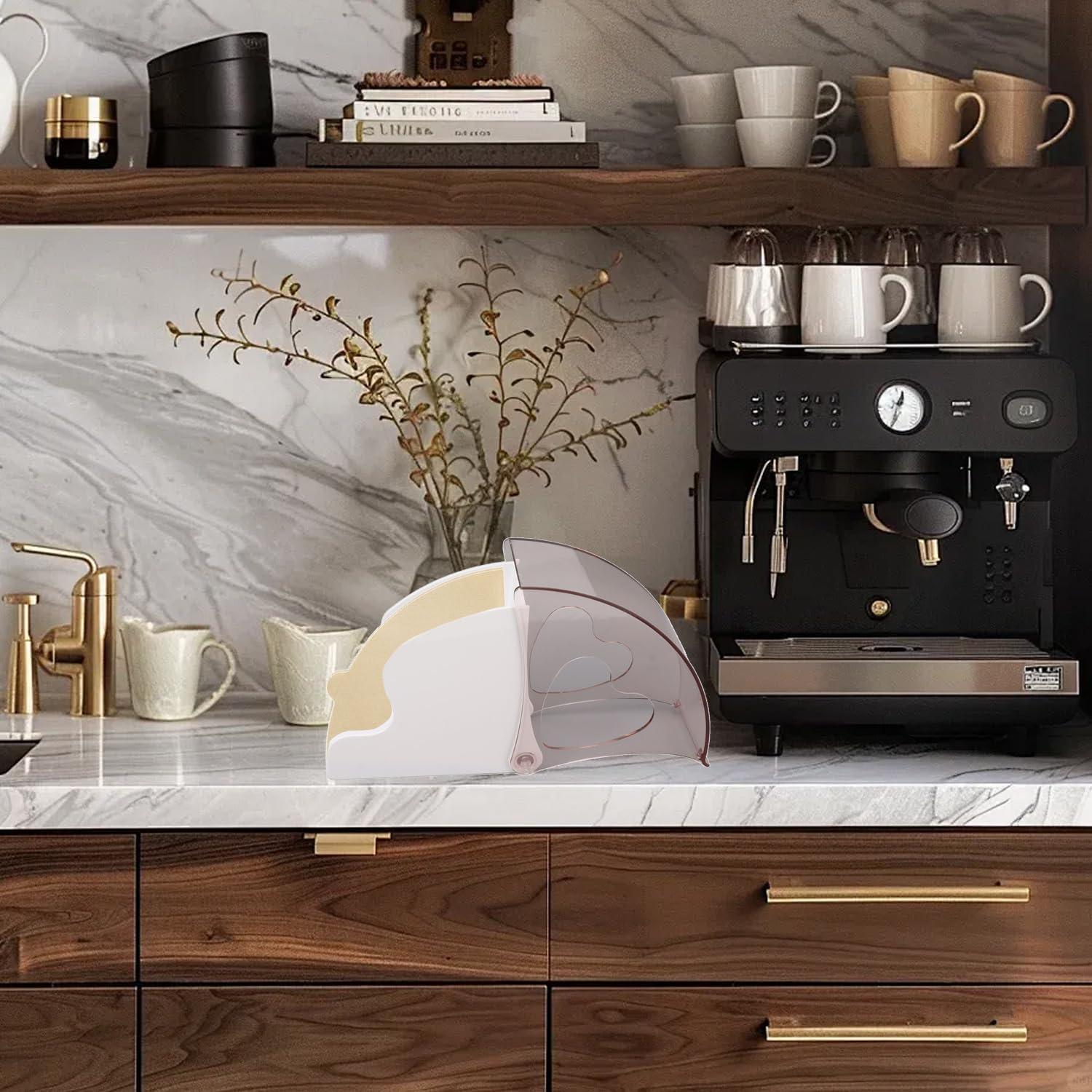 Soporte para Filtros de Café Tissting - Almacena 60 Filtros Cono