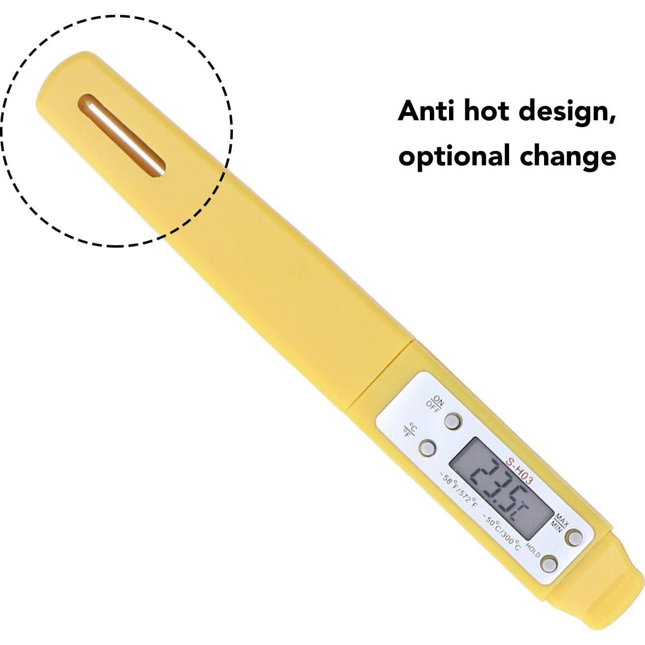 Termómetro Digital para Alimentos Akozon, Precisión Alta