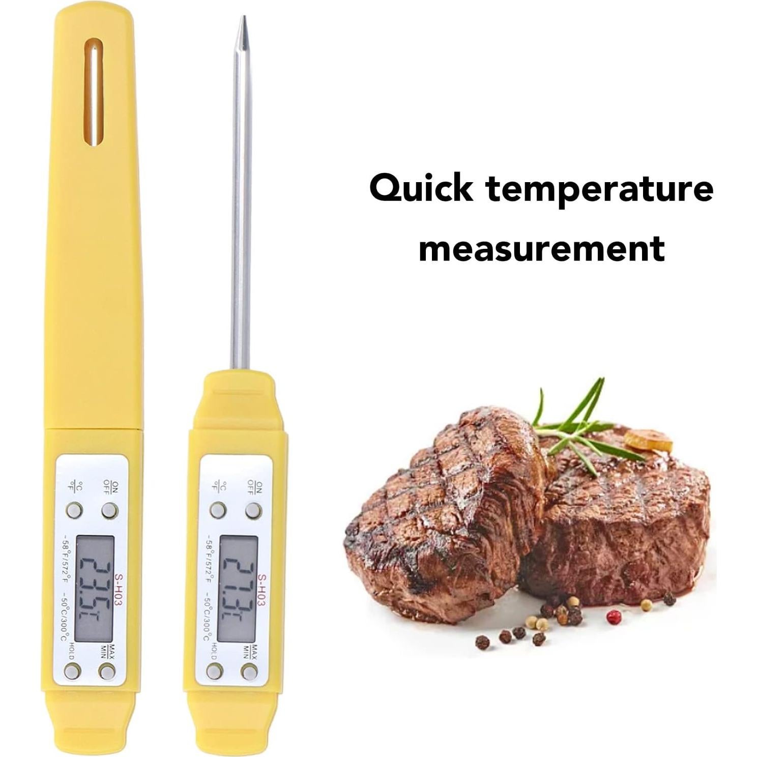 Termómetro Digital para Alimentos Akozon, Precisión Alta