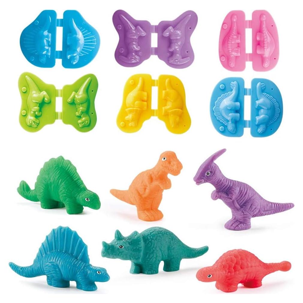 VConejo Juguetes de Masa Colorida Set Dinosaurios 204g