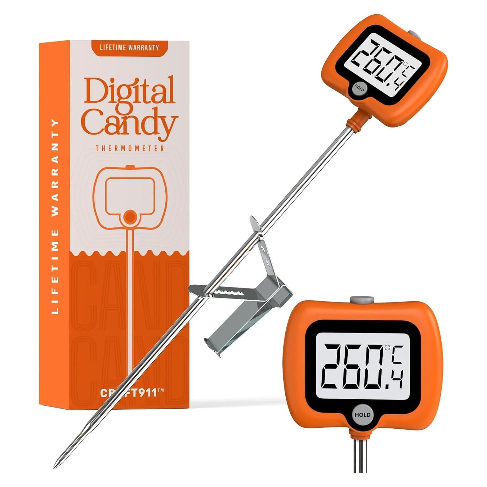 Termómetro Digital de Caramelo Craft911 DT104 con Clip 25.4 cm