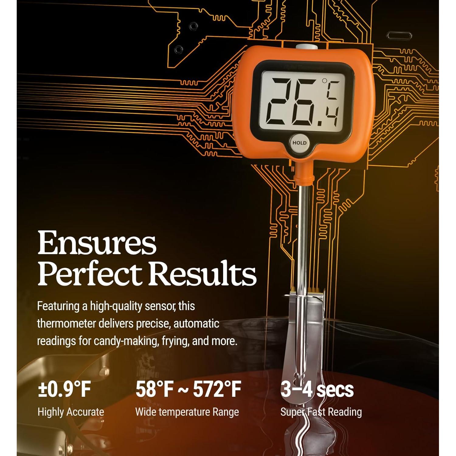 Termómetro Digital de Caramelo Craft911 DT104 con Clip 25.4 cm