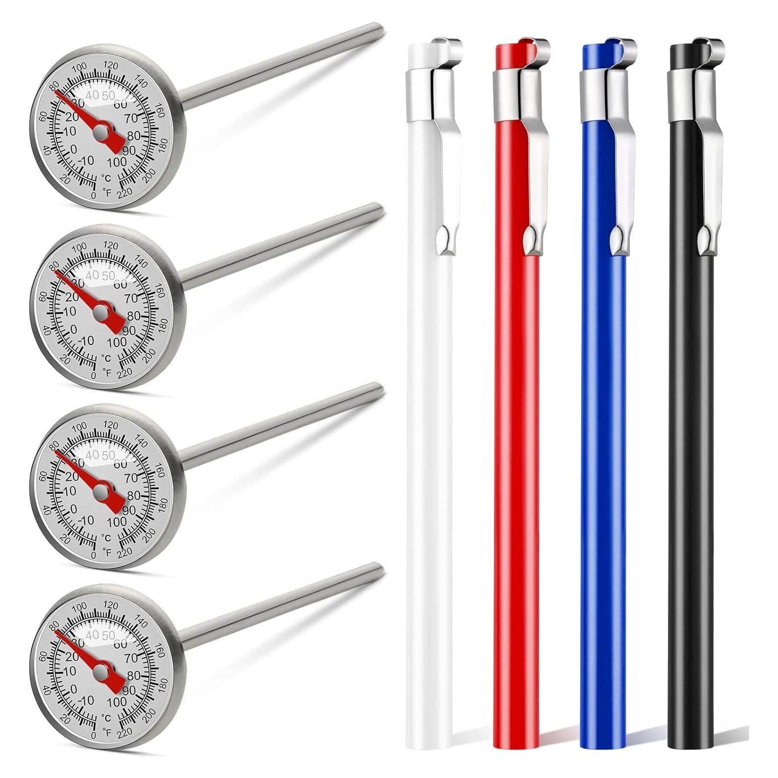 Termómetro de Cocina Xuhal Acero Inoxidable 4 Piezas 12.5 cm