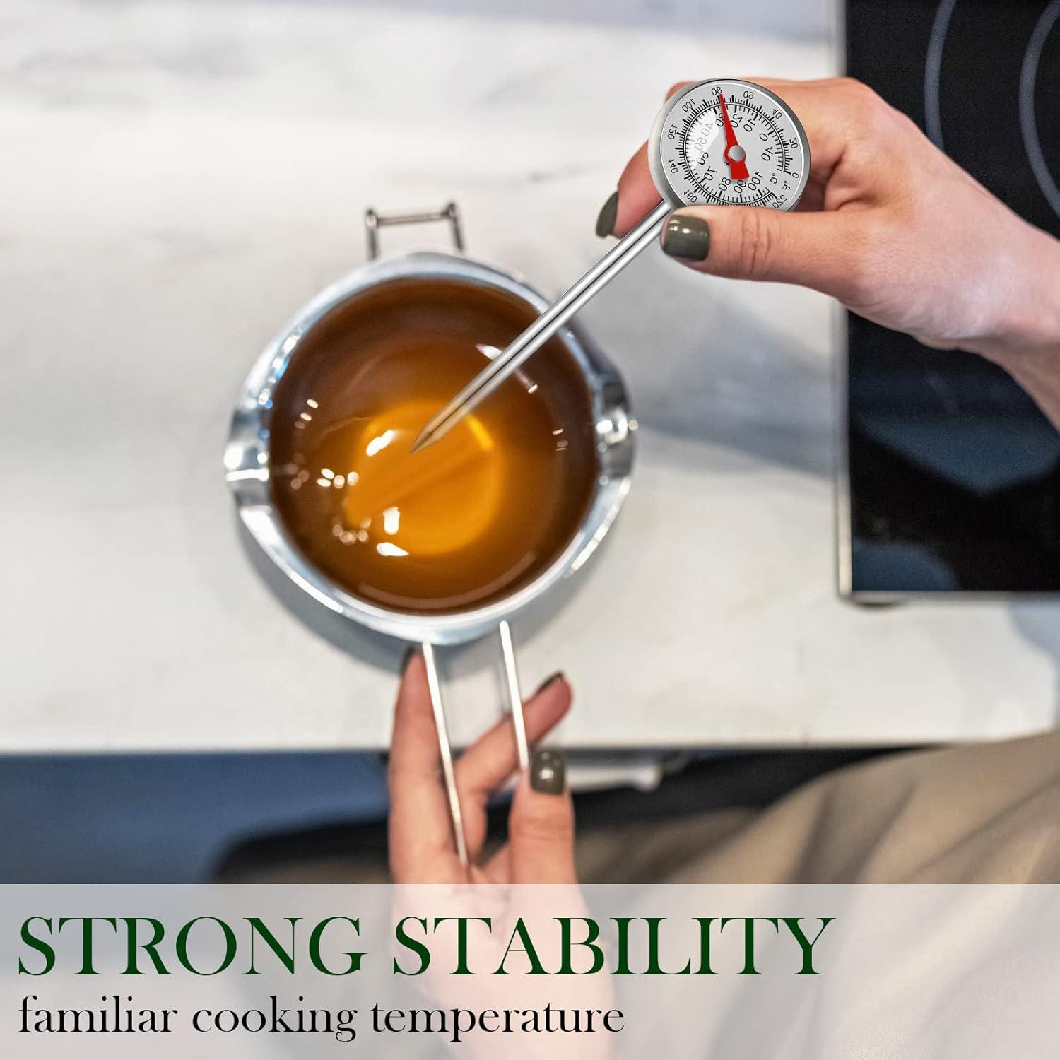 Termómetro de Cocina Xuhal Acero Inoxidable 4 Piezas 12.5 cm