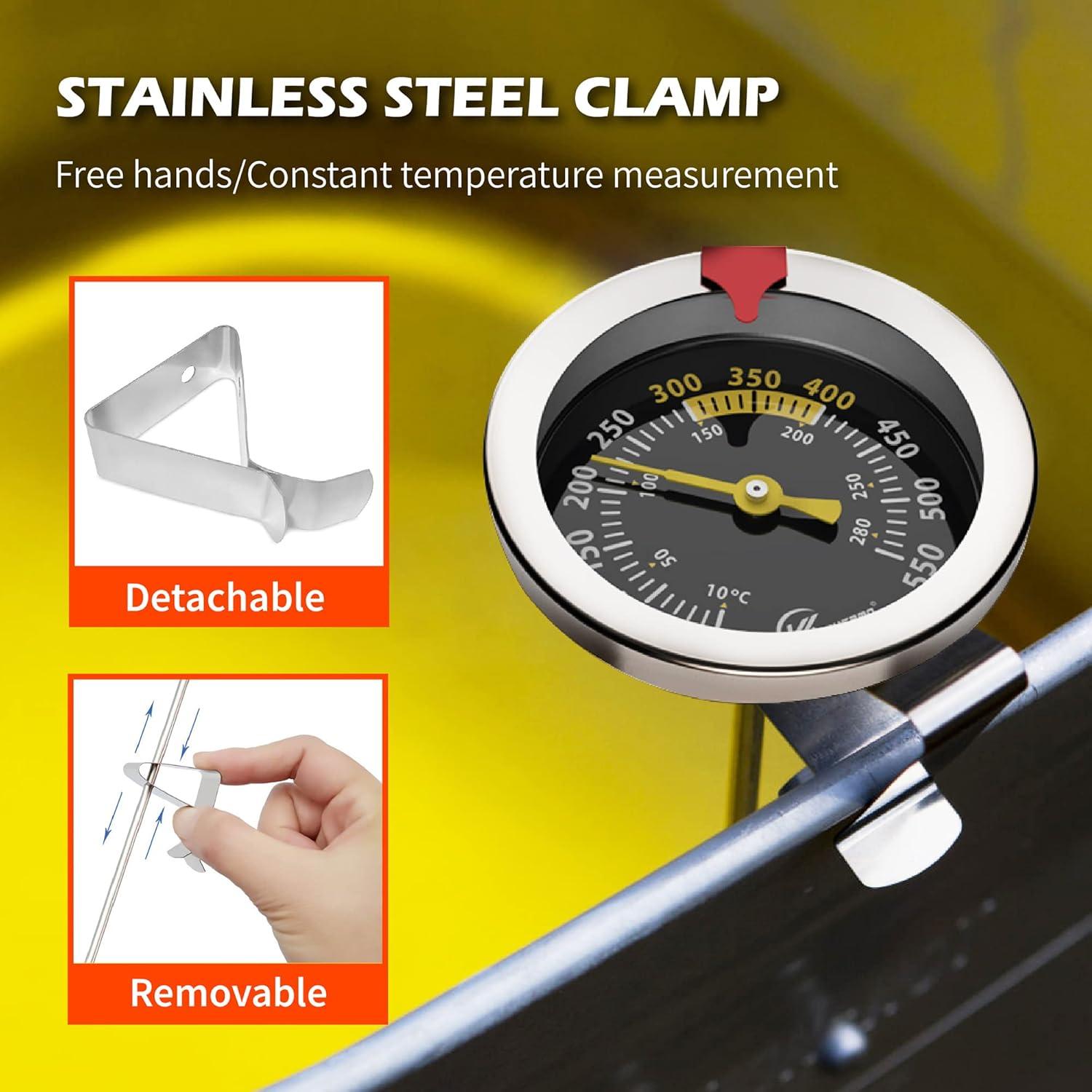 Termómetro de Aceite KT THERMO 30.48 cm Acero Inoxidable