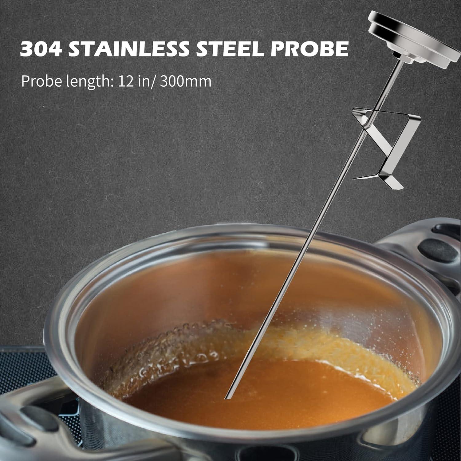 Termómetro de Aceite KT THERMO 30.48 cm Acero Inoxidable