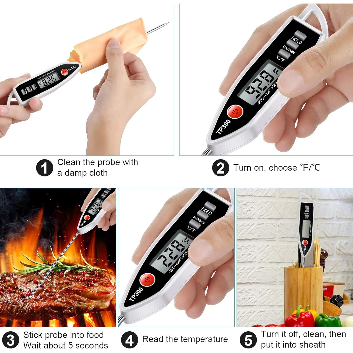 Termómetro Digital de Cocina Aimmi TP300 - Instantáneo 12.7 cm