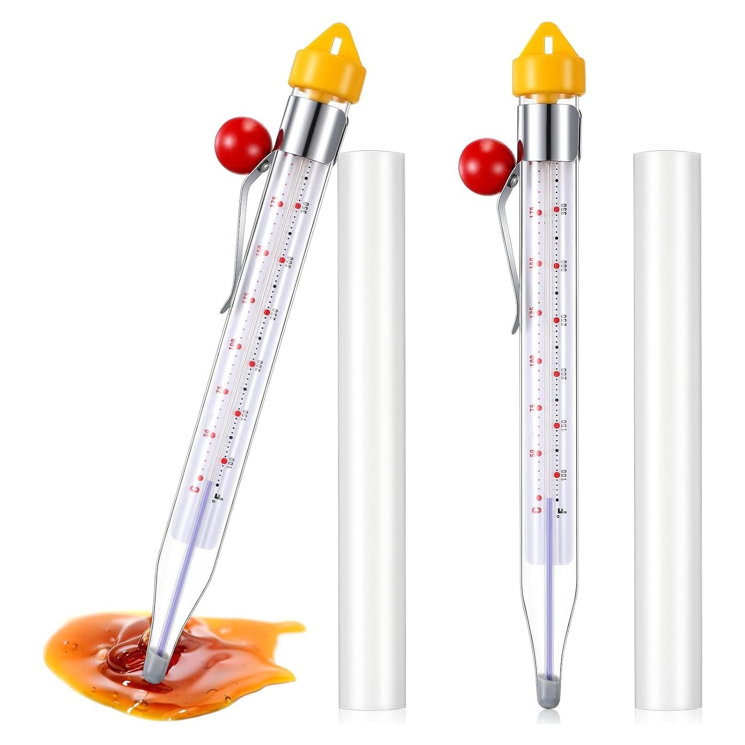 Termómetro de Caramelo Photect 2 Pcs con Clip 20.5 cm