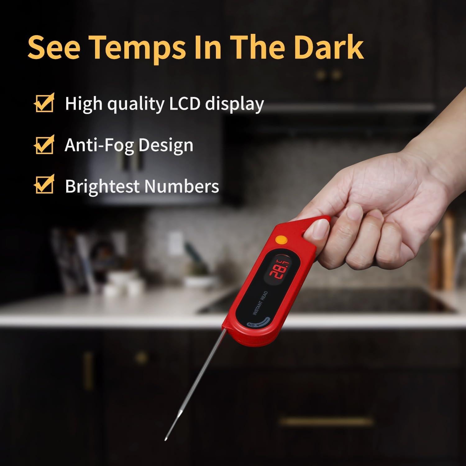 Termómetro Digital de Carne RSRYZD YZD-2 Alta Precisión IP67