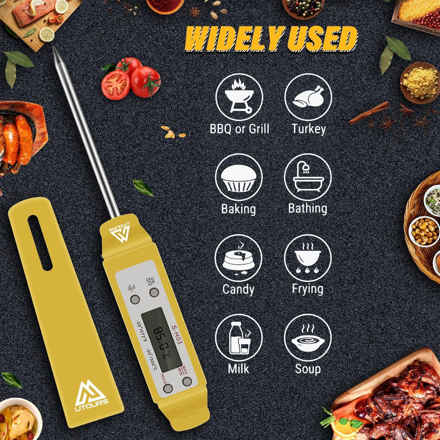 Termómetro Digital de Cocina UTOURS - Acero Inoxidable 304