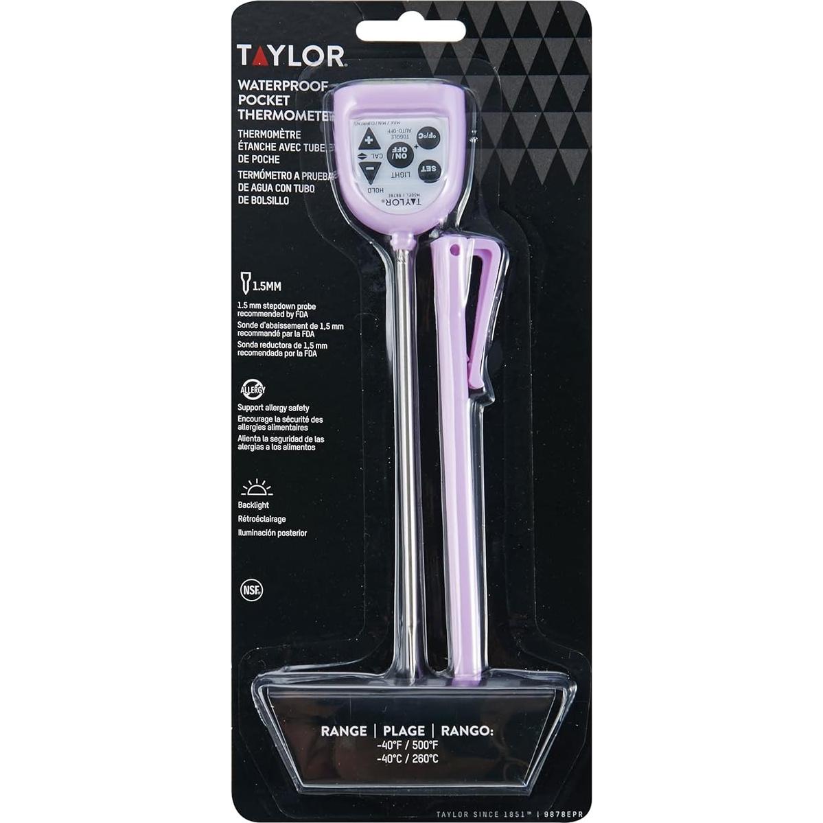 Termómetro Digital de Bolsillo Impermeable Taylor 9878EPR