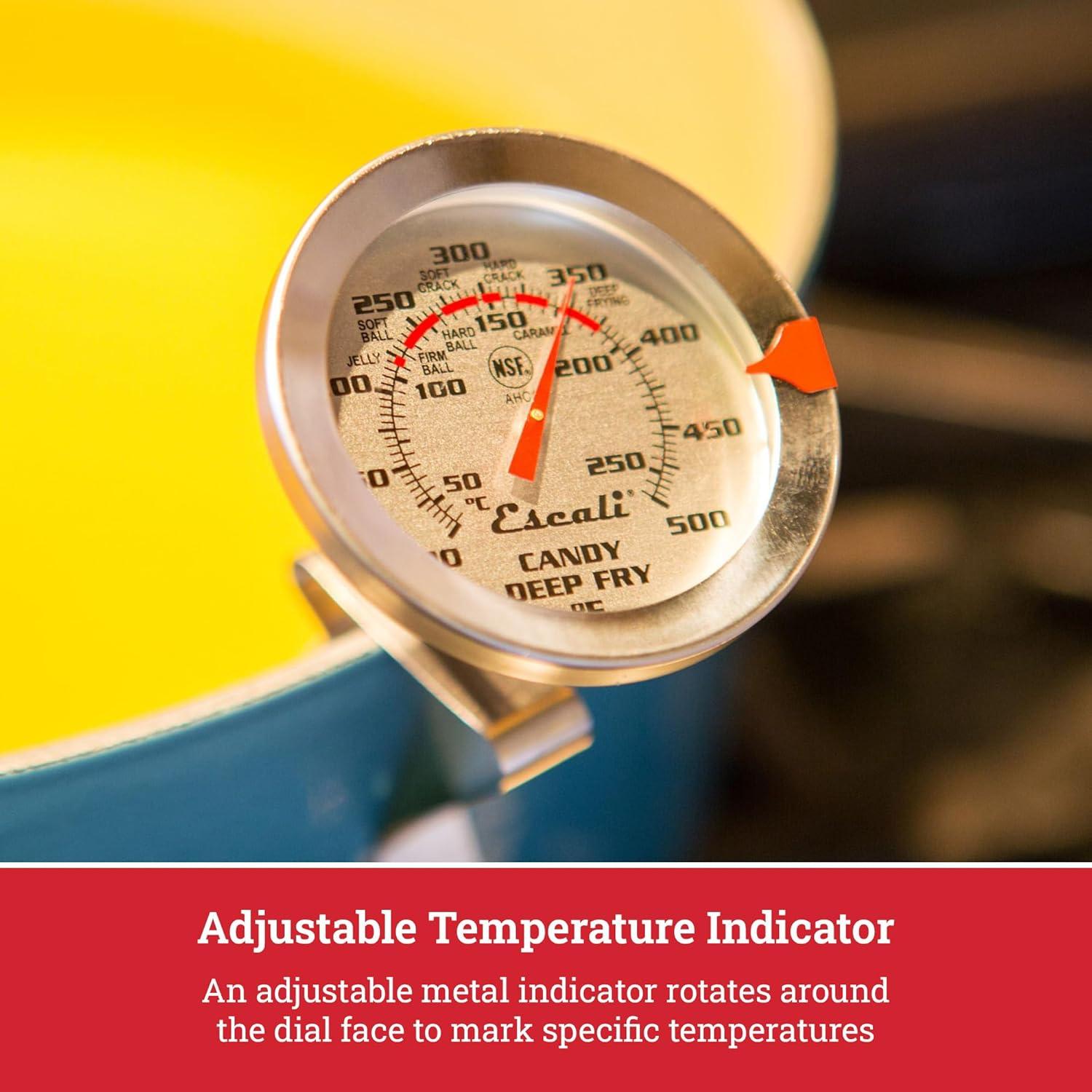 Termómetro de Acero Inoxidable Escali AHC1 para Dulces y Freír