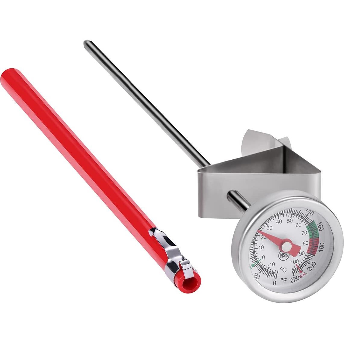 Paquete de 2 termómetros de lectura instantánea SH JS 12.7 cm