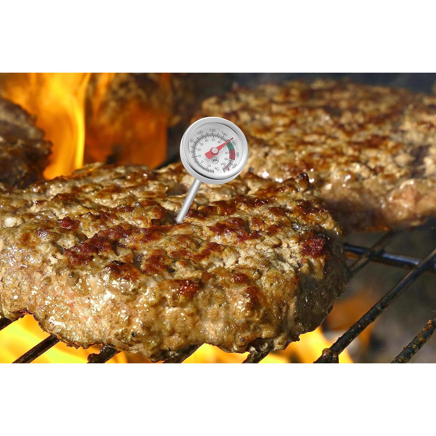 Paquete de 2 termómetros de lectura instantánea SH JS 12.7 cm