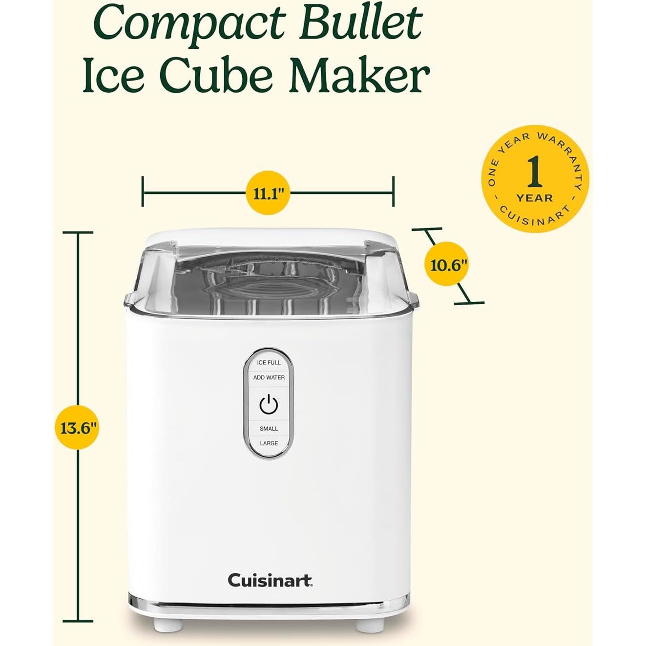Fabricador de Hielo Cuisinart IMC-2 Compacto 11.79 kg