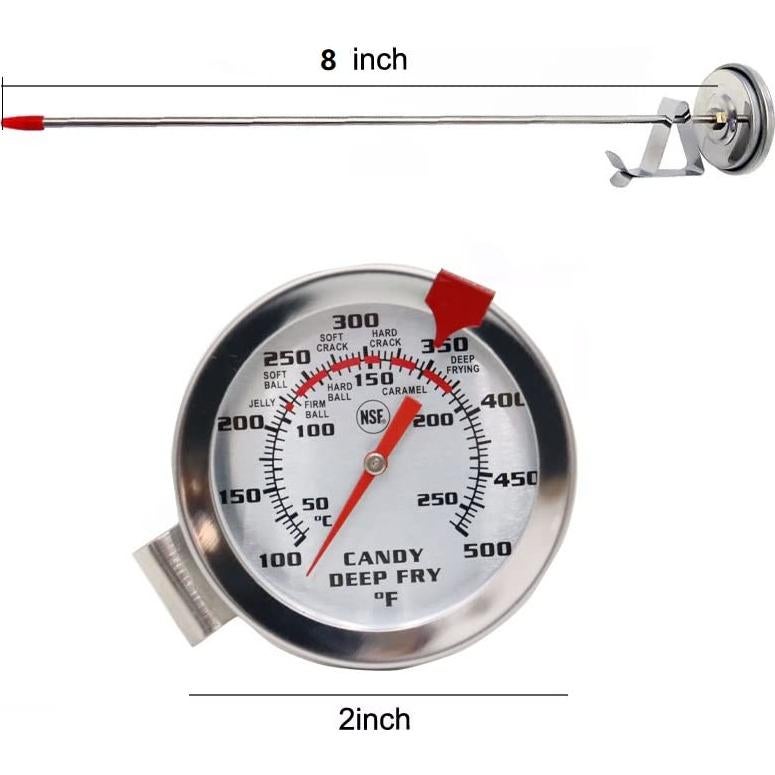 Termómetro de Aceite y Caramelos hhnan con Clip 20.32 cm