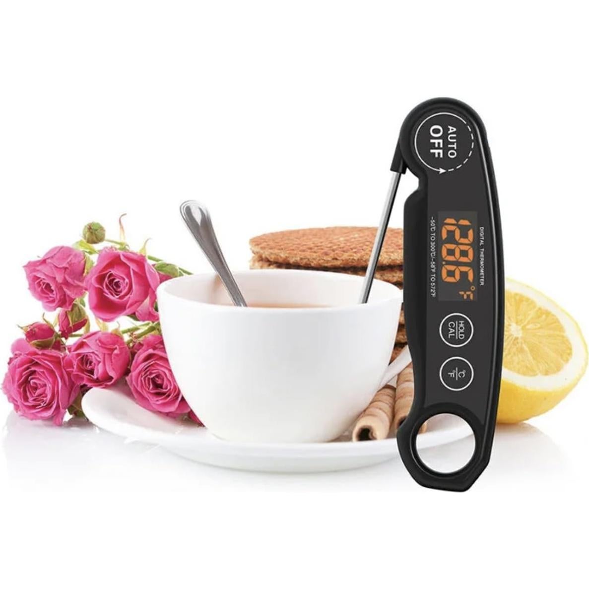 Termómetro de Carne Recargable W.K.A - Lectura Instantánea 3-4s