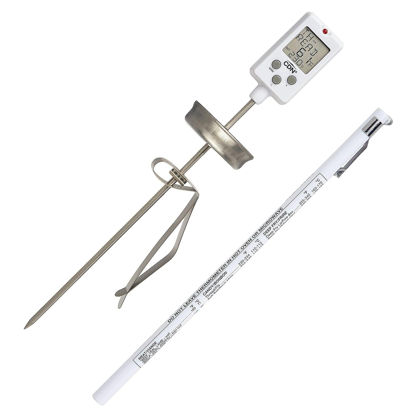 Termómetro Digital de Caramelo CDN DTC450 con Alerta y Clip