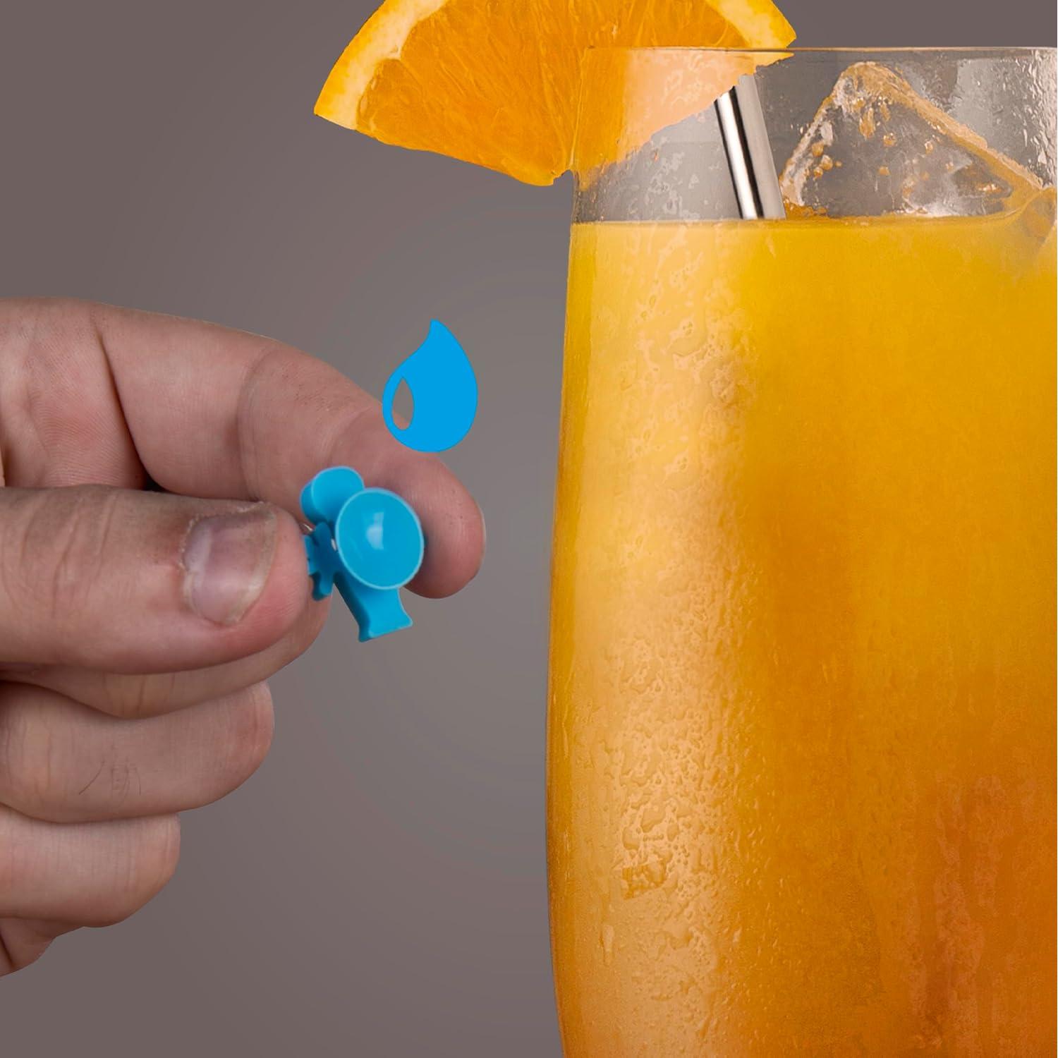 Juego de Marcadores de Vino Vacu Vin - 12 Identificadores Coloridos