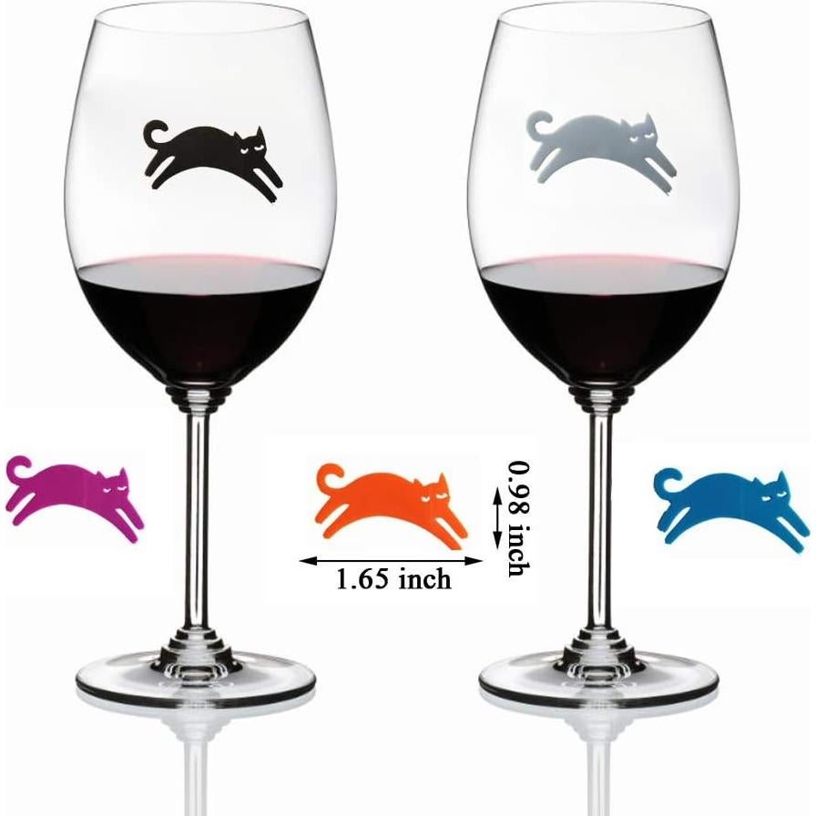 Marcadores de Copas de Vino de Silicona WZT - 30 Piezas Multiusos