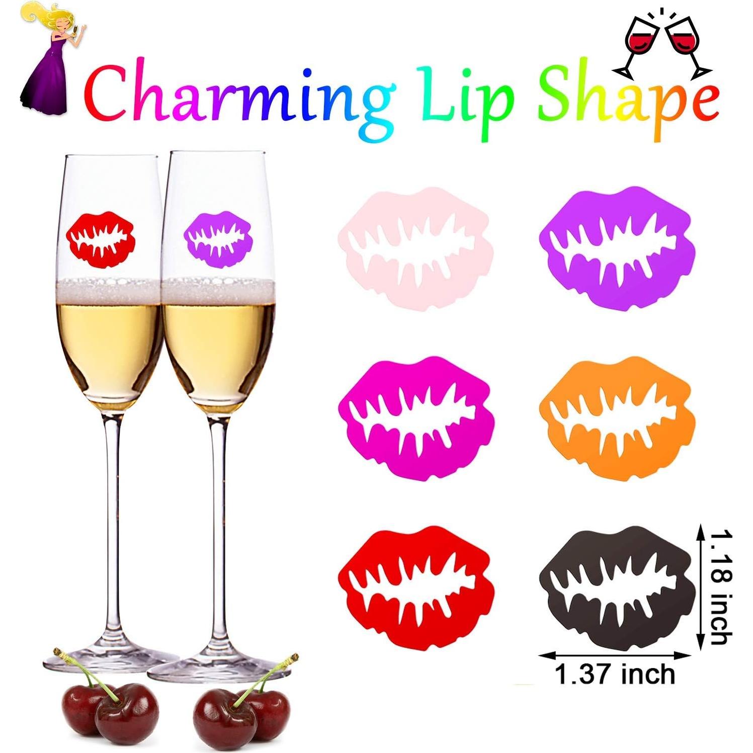 Marcadores de Copas de Vino de Silicona WZT - 30 Piezas Multiusos