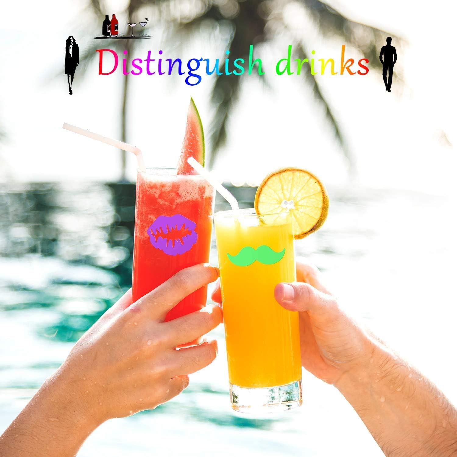 Marcadores de Copas de Vino de Silicona WZT - 30 Piezas Multiusos