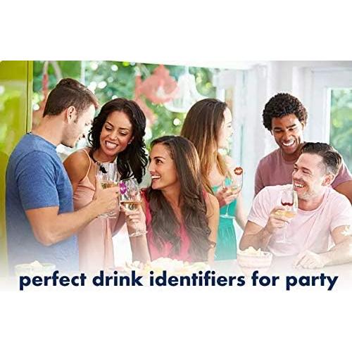 Marcadores de Copas de Vino de Silicona WZT - 30 Piezas Multiusos