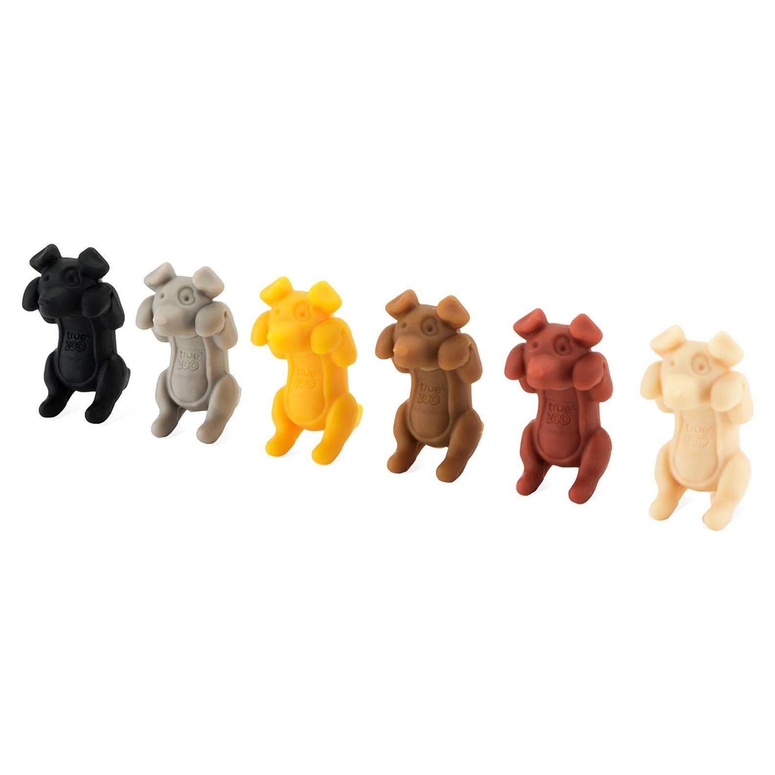 Set de 6 Marcadores de Bebida de Silicona para Perros True Zoo