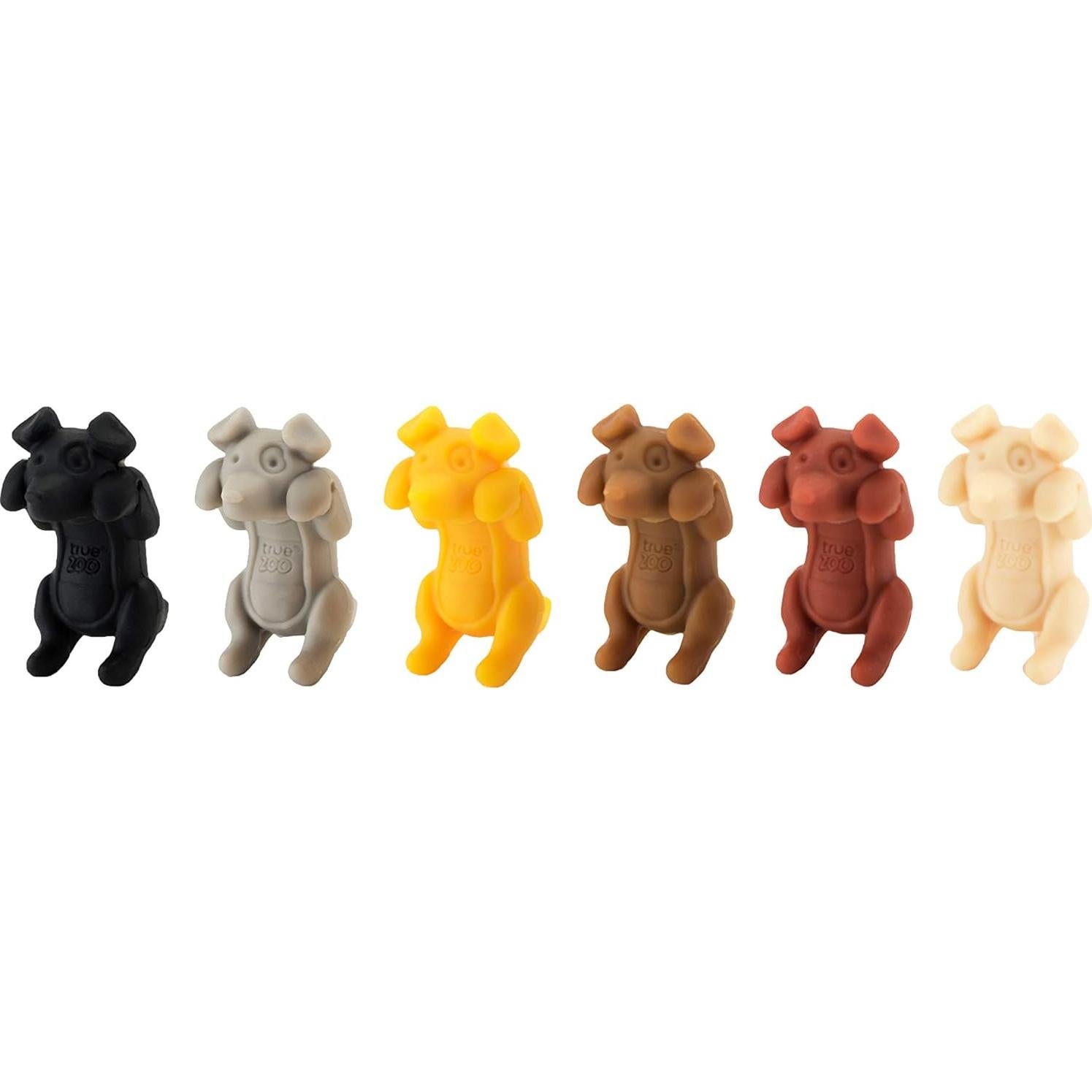 Set de 6 Marcadores de Bebida de Silicona para Perros True Zoo