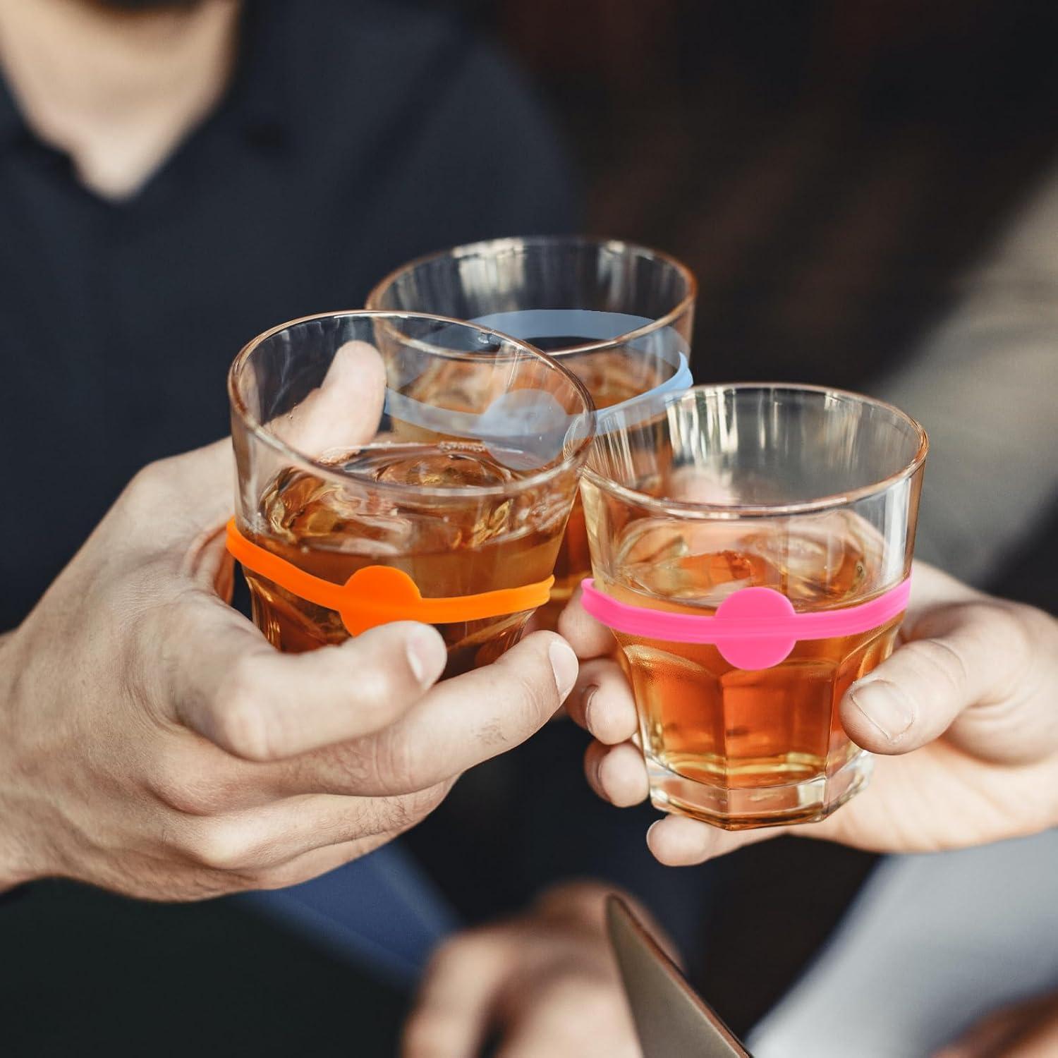 Set de 36 Marcadores de Copas de Vino Reutilizables PKRFCJ