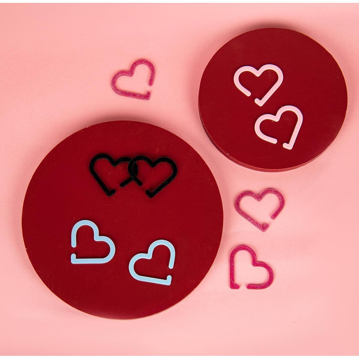 Marcadores de Bebida Reutilizables Mooliynsur 16 Piezas Corazón