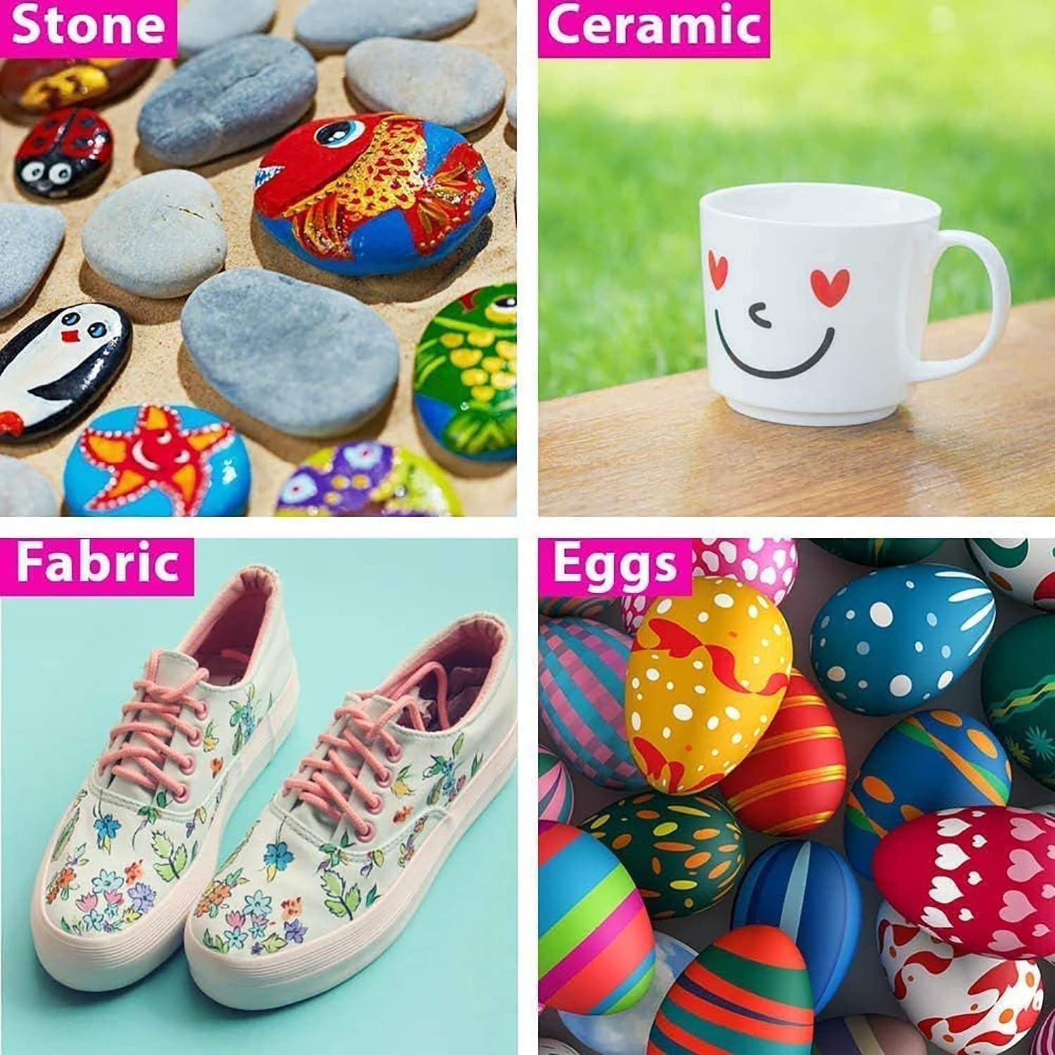 Juego de Marcadores Acrílicos IRIS & OLIVIA - 12 Colores para Pintura