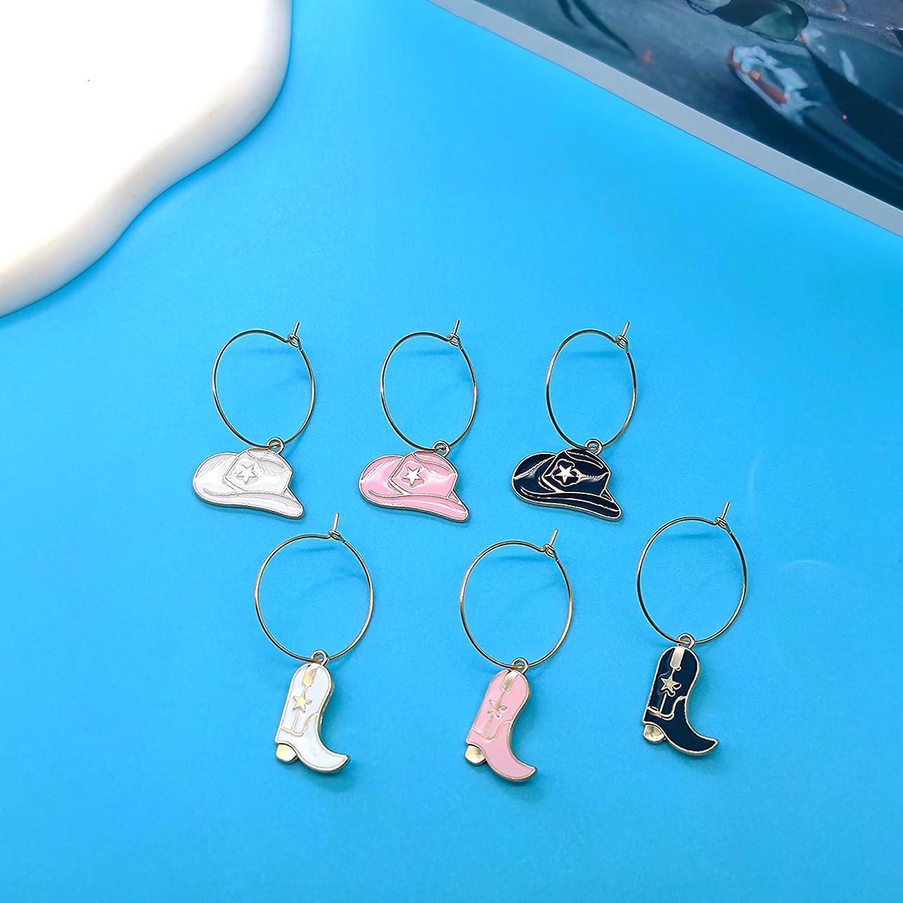 Juego de 6 Marcadores de Vino Sombreros y Botas Sopopal