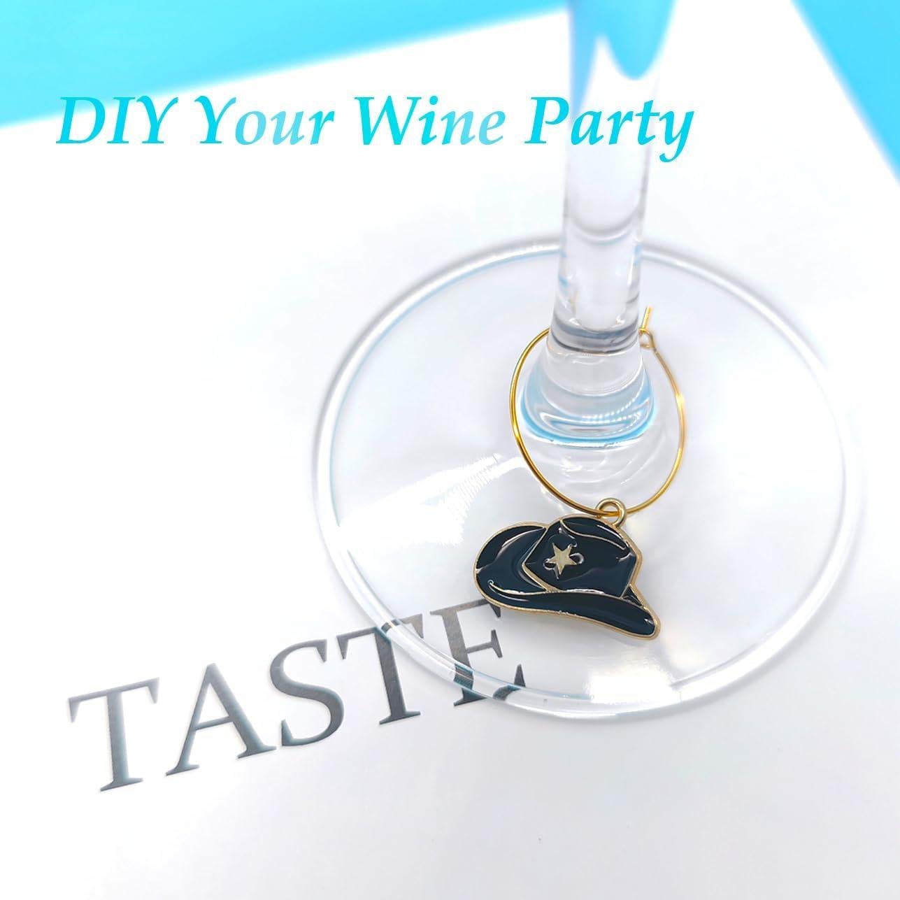 Juego de 6 Marcadores de Vino Sombreros y Botas Sopopal