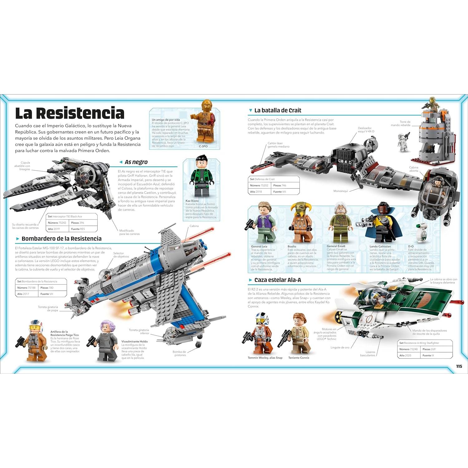 LEGO Star Wars Diccionario visual: Nueva edición (Visual Dictionary Updated Edition): Con una minifigura exclusiva de LEGO Star Wars (Spanish Edition)