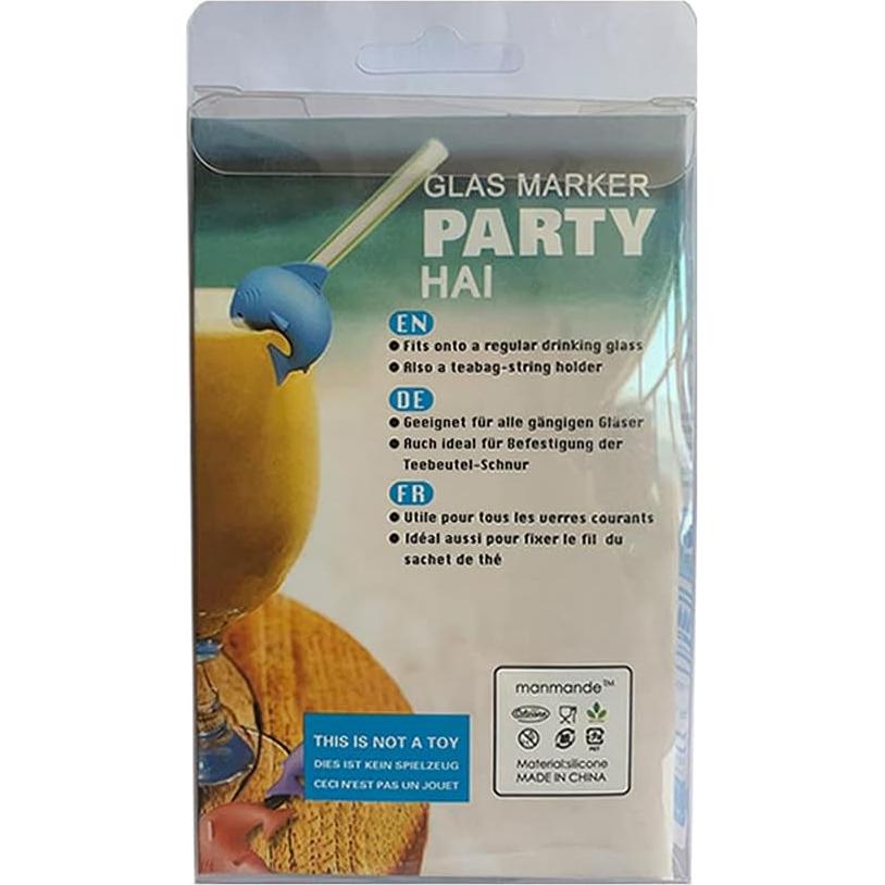 Juego de 6 Marcadores de Copas de Vino Silicona Golandstar