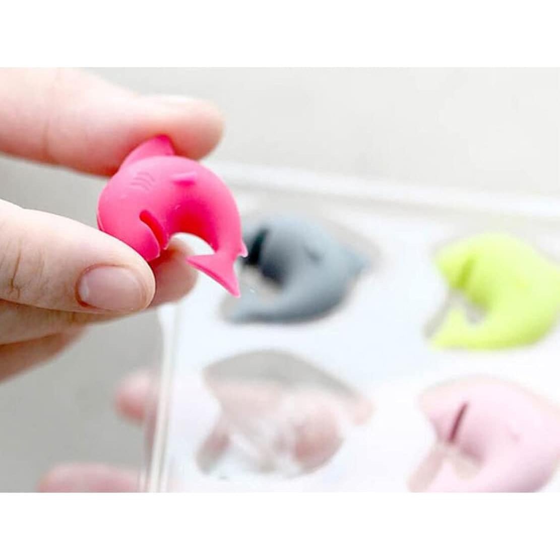 Juego de 6 Marcadores de Copas de Vino Silicona Golandstar