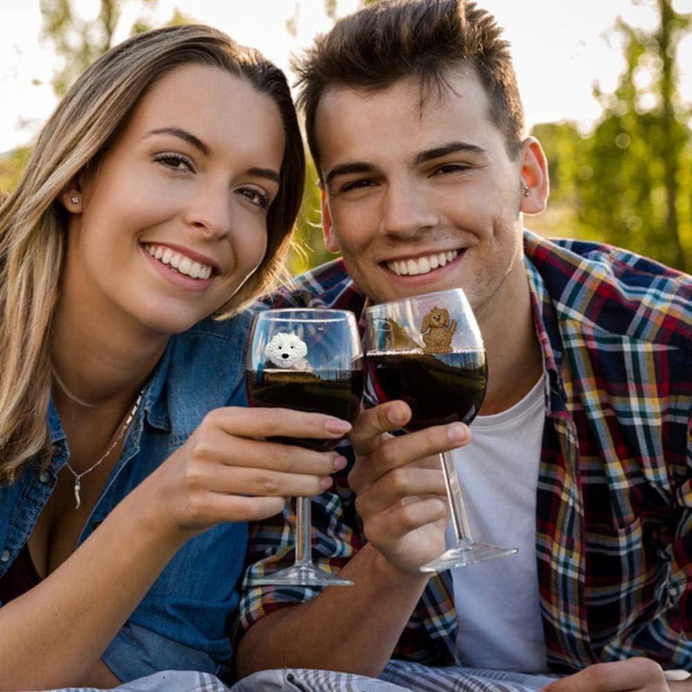 Set de 6 Encantos Magnéticos para Copas Simply Charmed - Perros