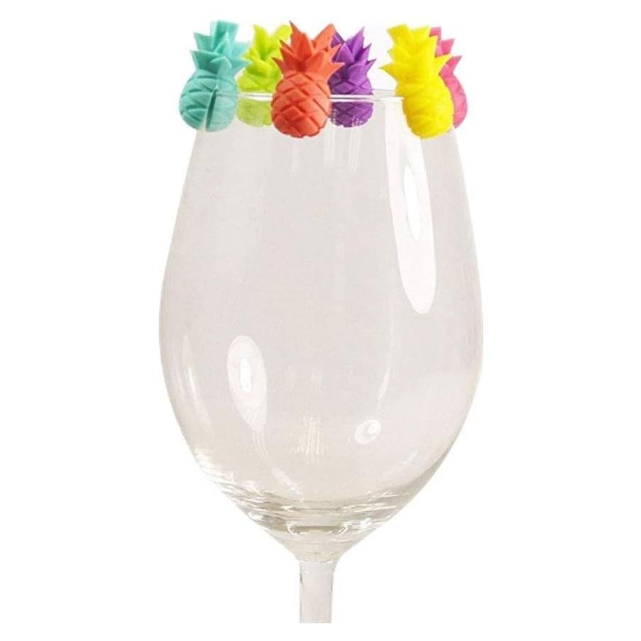 Set de 6 Marcadores de Vidrio Golandstar Silicona Alimentaria