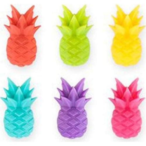 Set de 6 Marcadores de Vidrio Golandstar Silicona Alimentaria