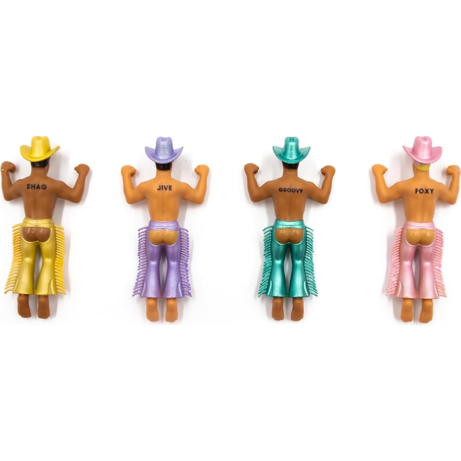 Marcadores de Bebida Cowboy Disco NPW - Paquete de 4