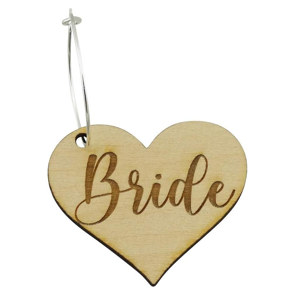 Encanto de Vino para Boda FashionJunkie - Madera Grabada 3.81x3.18cm