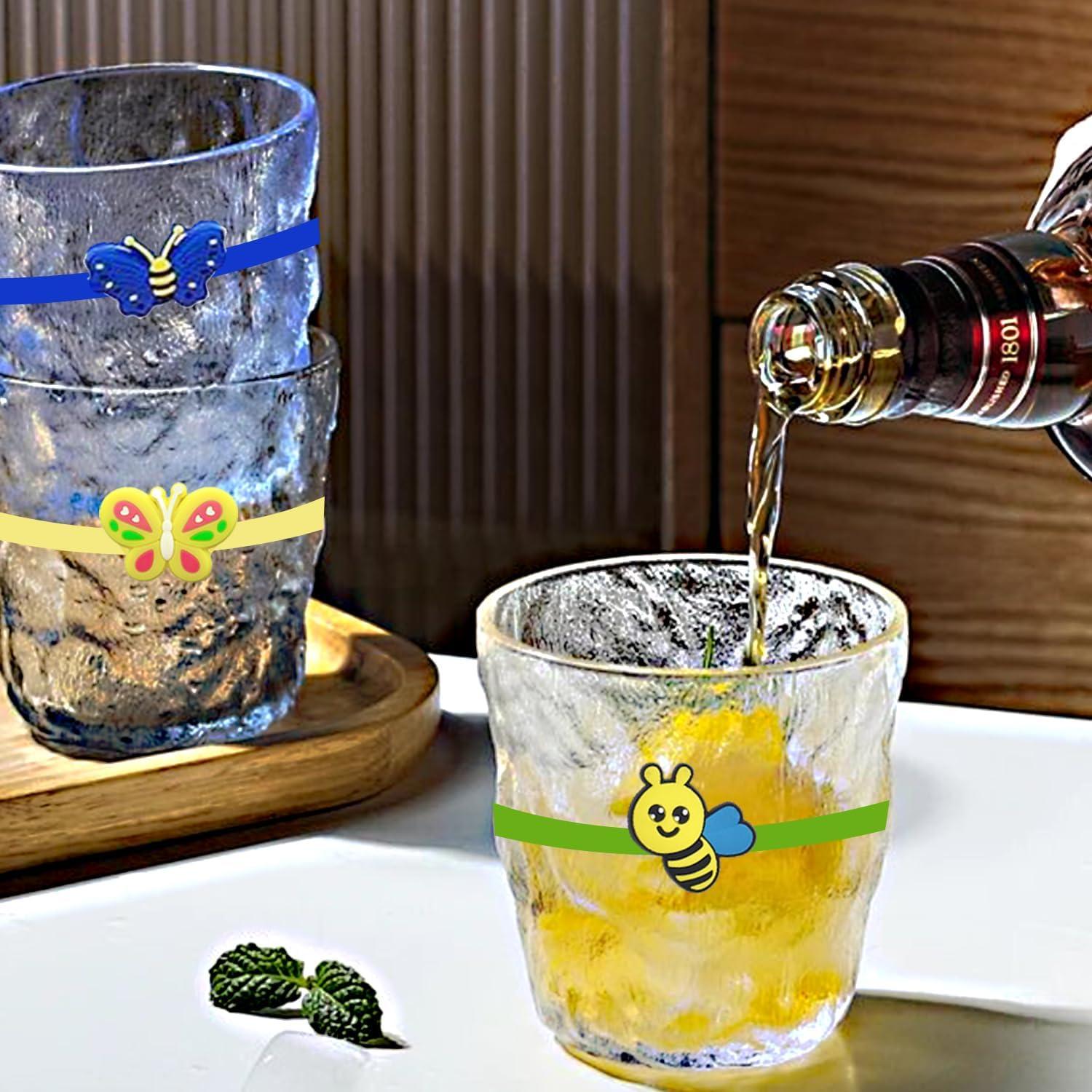 Marcadores de Copas de Vino Ackron 18 Piezas Silicona