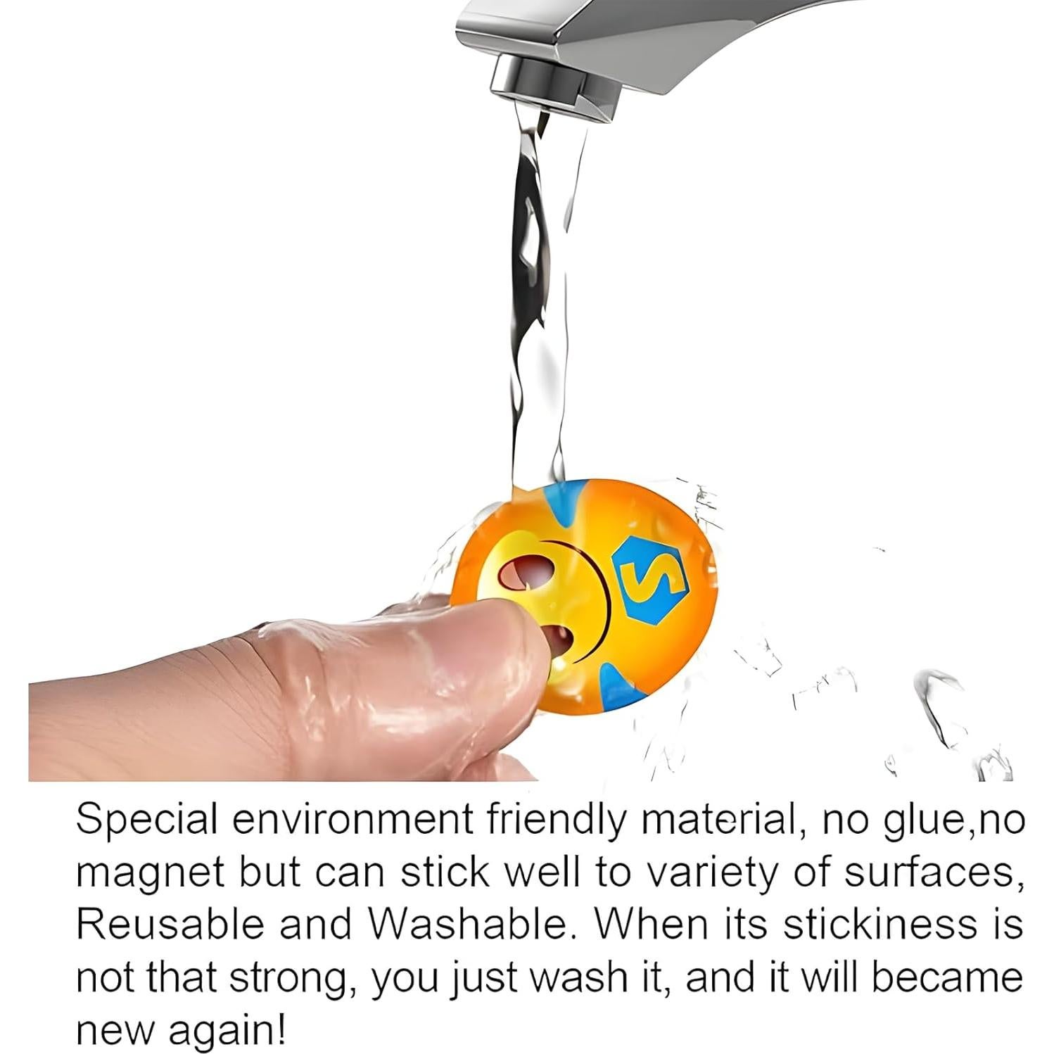 Pegatinas Emoji Reutilizables MORCART - 84 Piezas para Bebidas