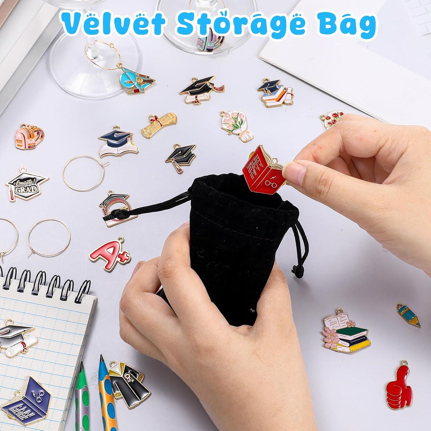 Marcadores de Copas de Vino Megitzuu 30PCS Graduación