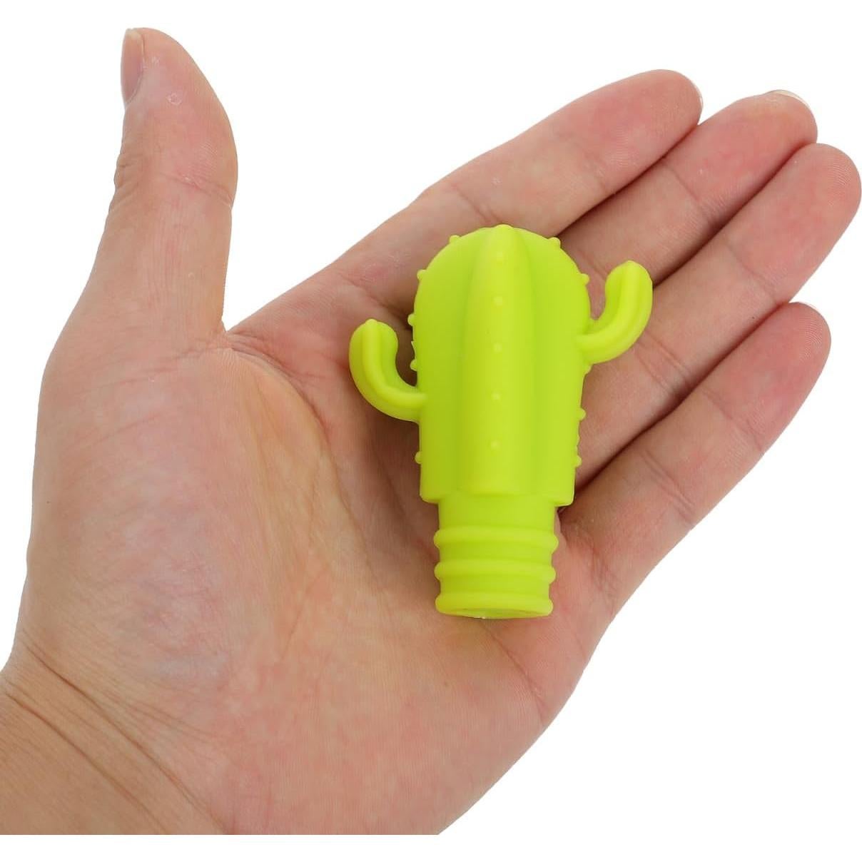 Juego de Tapones de Vino DOITOOL 7 Pcs Silicona Cactus