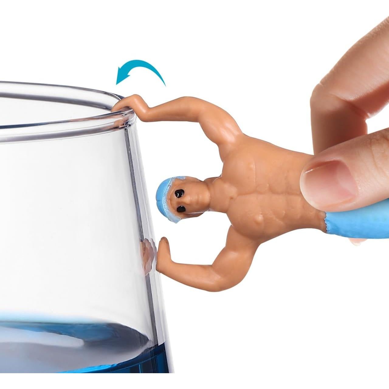 Marcadores de Bebida Toyvian PVC Reutilizables 8pcs Estilo Aleatorio