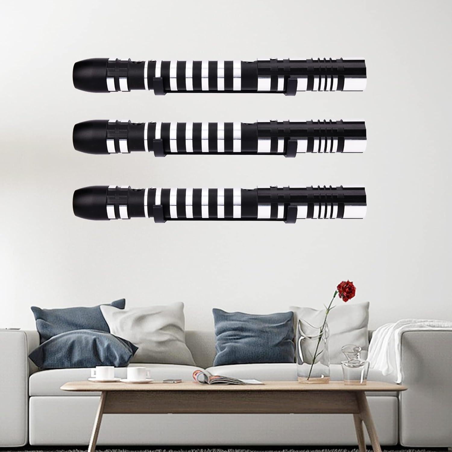 Soporte de Pared para Empuñadura de Sable de Luz LEKUSHA 2 Piezas