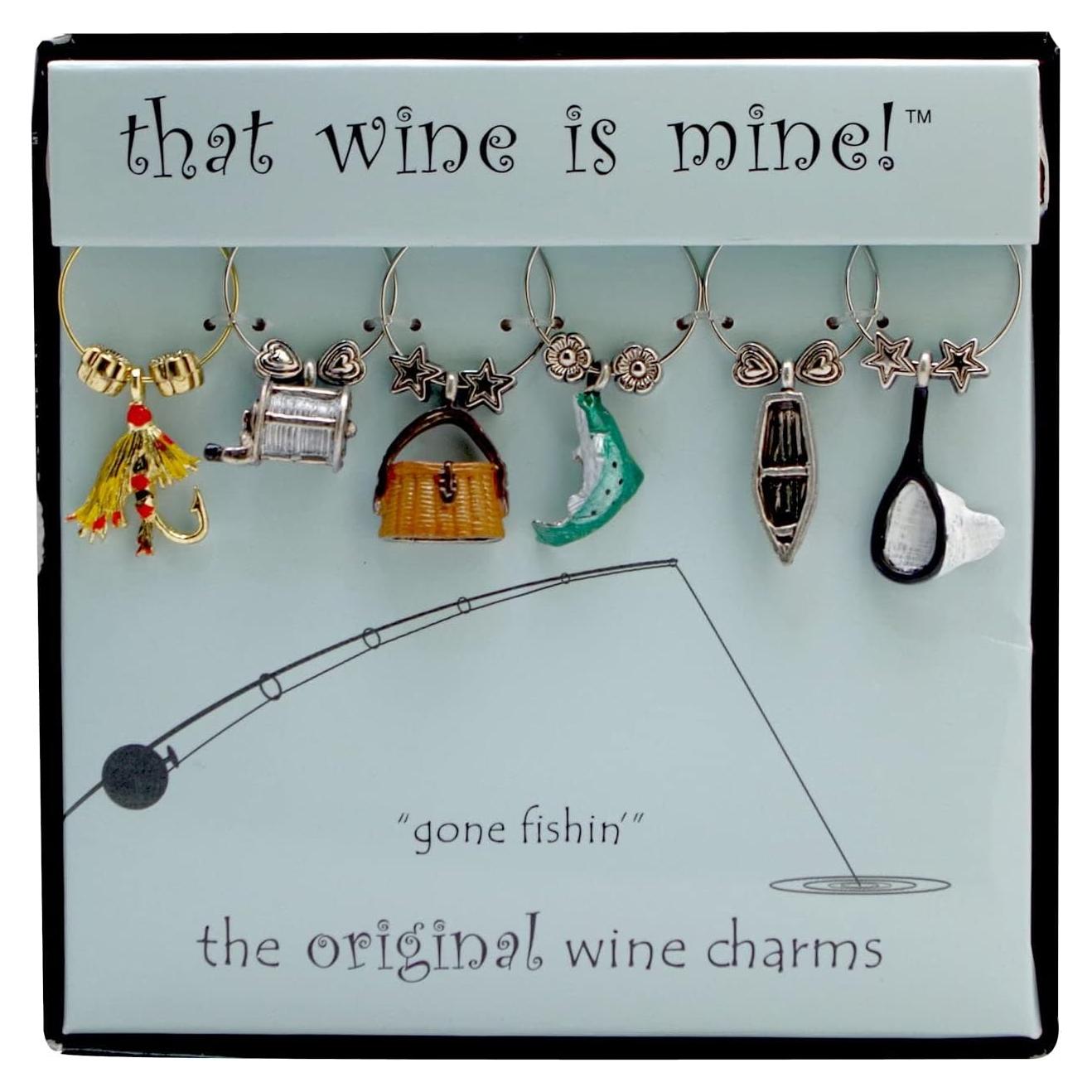 Encantos de Vino 6 Piezas Cosas de Vino WT-1442P Pescando