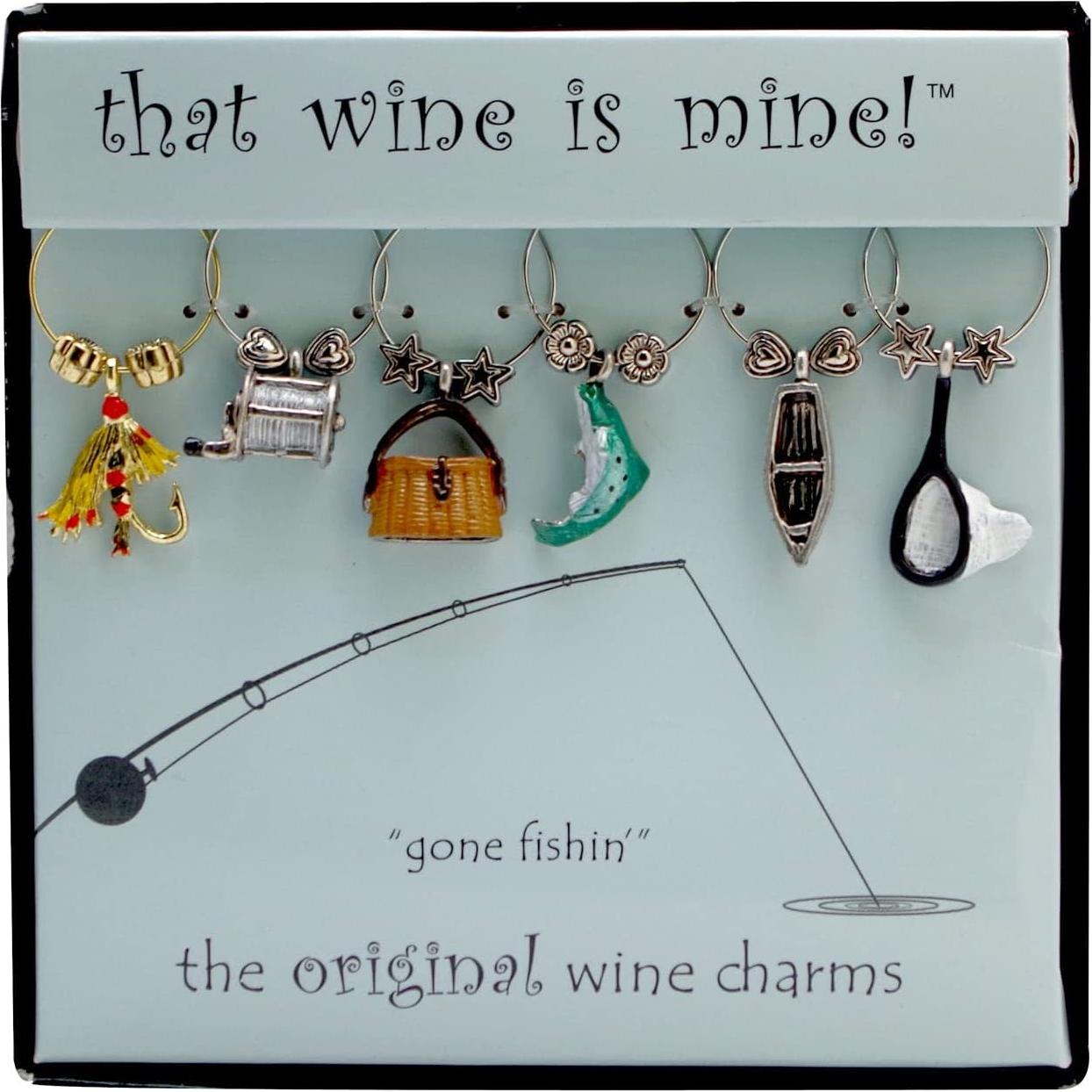 Encantos de Vino 6 Piezas Cosas de Vino WT-1442P Pescando